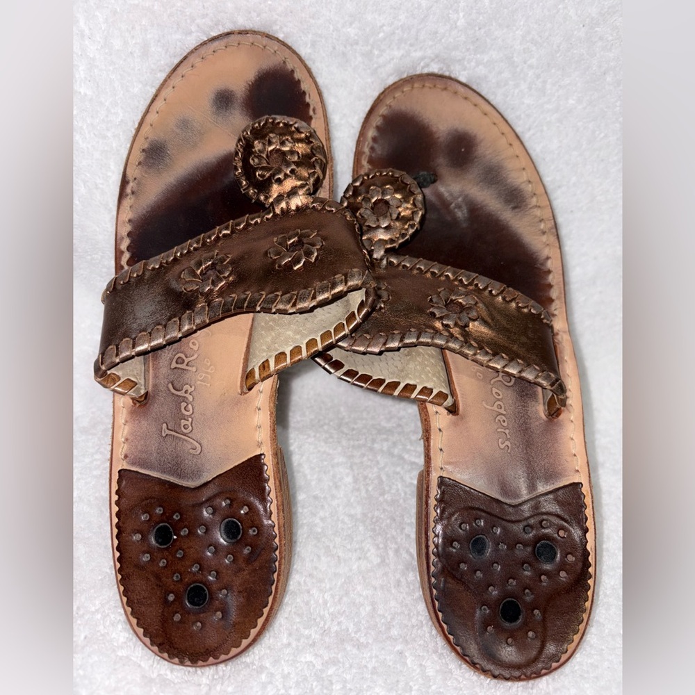 Jack Rogers Women's Bronze Sandals